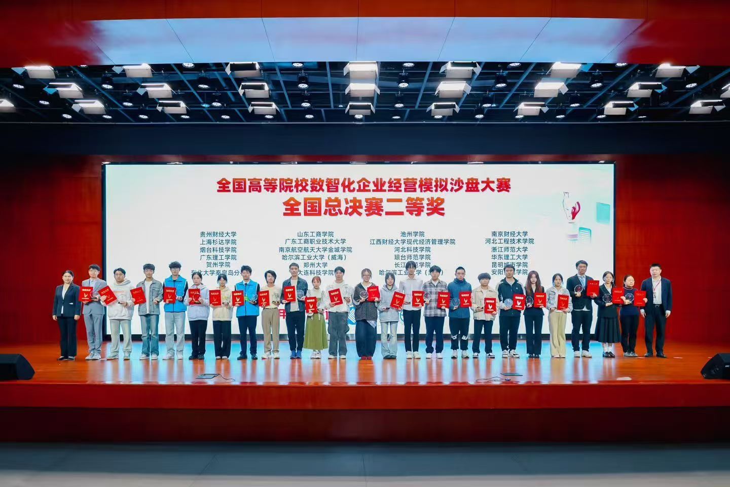 商学院（法学院）学子在2025年全国高等院校数智化企业经营沙盘大赛全国总决赛中喜获佳绩